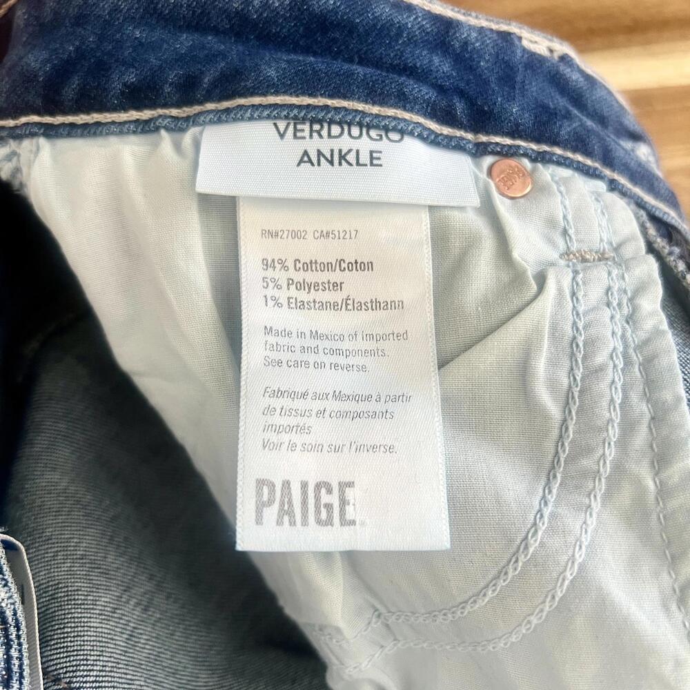 Paige Verdugo Mid-Rise Ankle - Size 24 - Picture 8 of 8